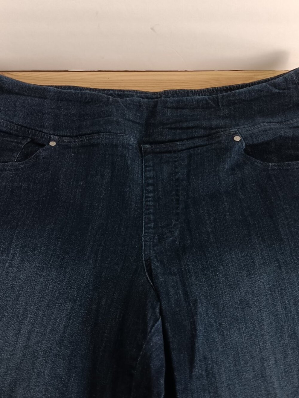 Belle by Kim Gravel Tall Primabelle Straight Leg Cropped Jean, Sz 16T a575234 - Picture 2 of 4